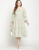 Camla Barcelona Green Dress