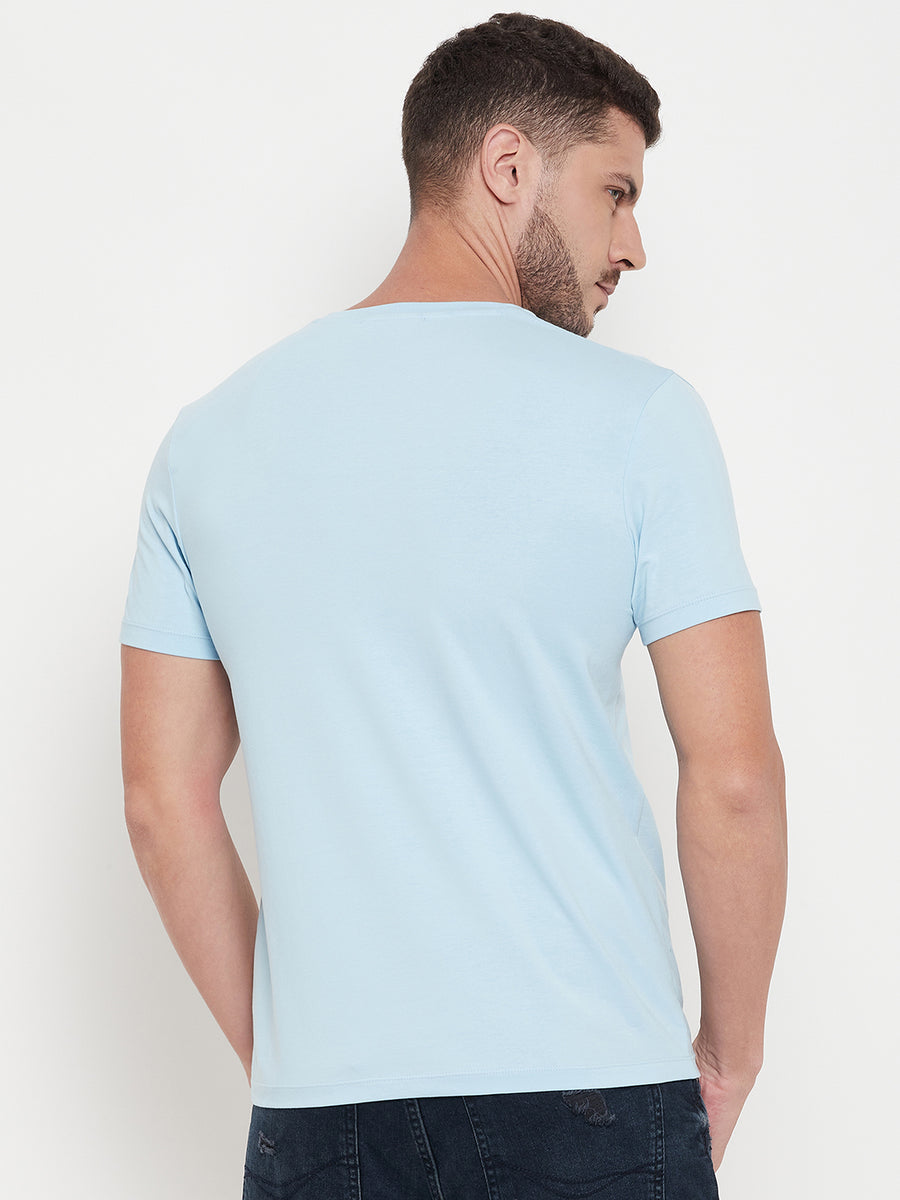 Camla Blue Men T- Shirt