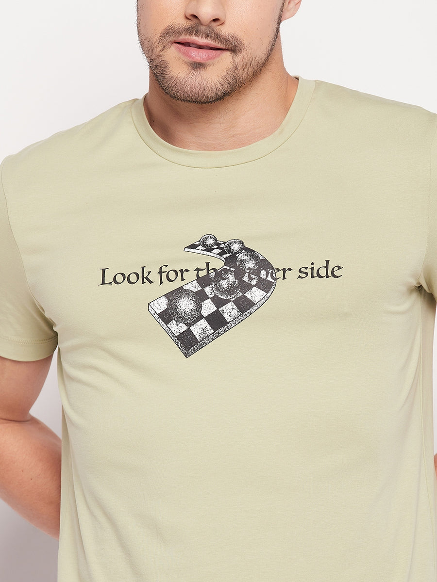 Camla Green Men T- Shirt