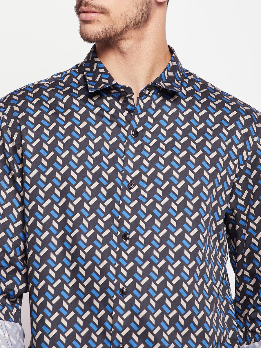 Camla Black Men Shirt