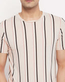 Camla Beige T- Shirt For Men