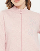 Msecret Typography Baby Pink Track Suit