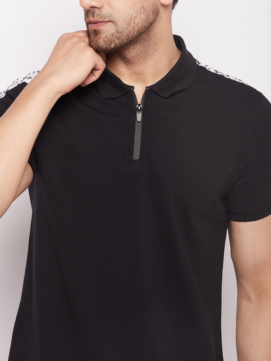 Camla Regular Fit Polo Collar  T-shirt