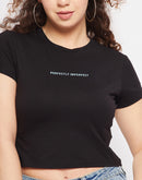 Camla Black Women T- Shirt
