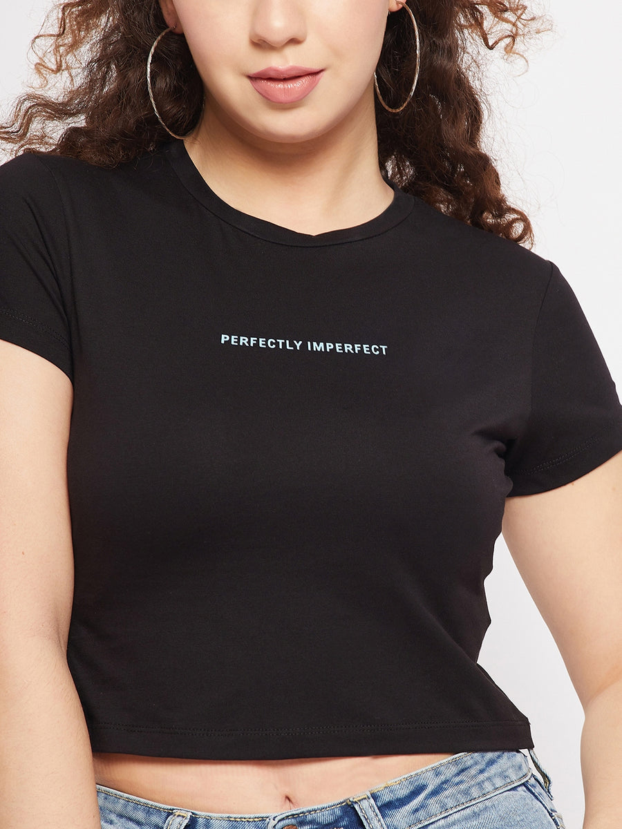 Camla Black Women T- Shirt