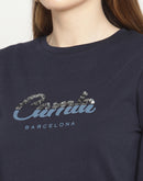 Camla Barcelona Navy Top
