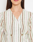 Camla Beige Shirt For Women