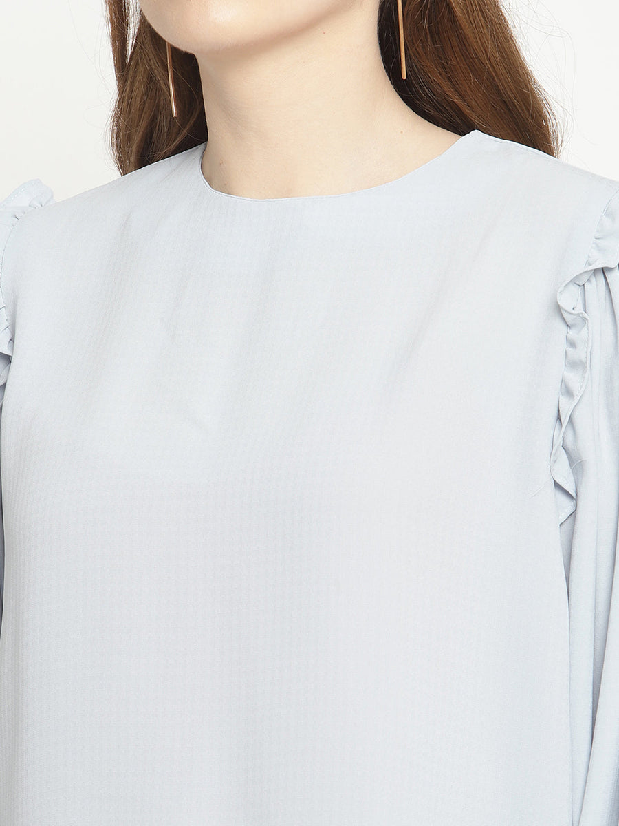 Camla Blue Shirt For Women
