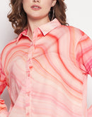 Camla Peach Women Shirts