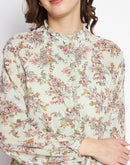 Madame Floral Print Shirts For Women