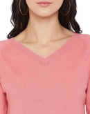 Madame  Onion Color Solid Sweater