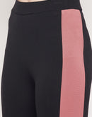 Camla Barcelona Pink Strap Black Jeggings