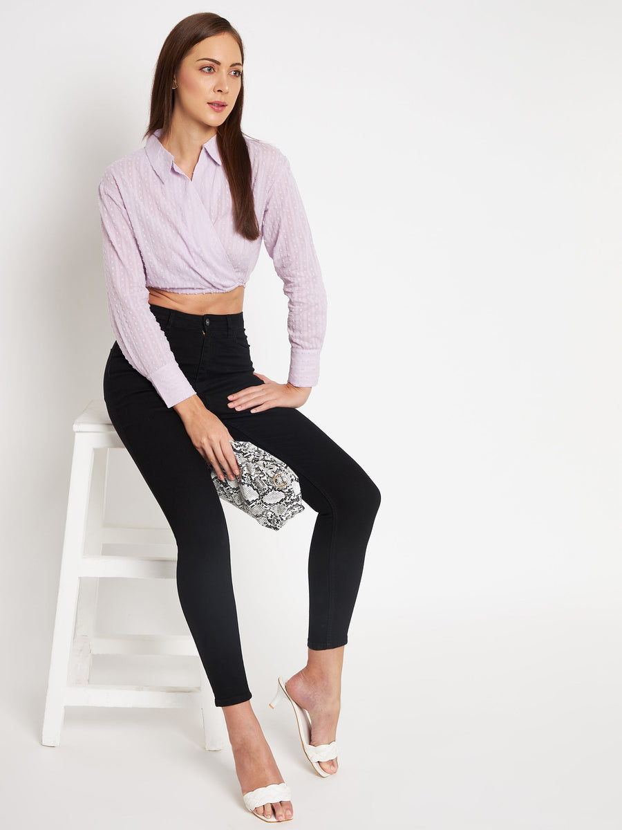 Camla Purple Shirts For Women