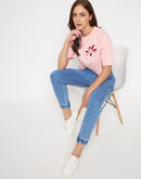 Camla Pink T- Shirt For Women