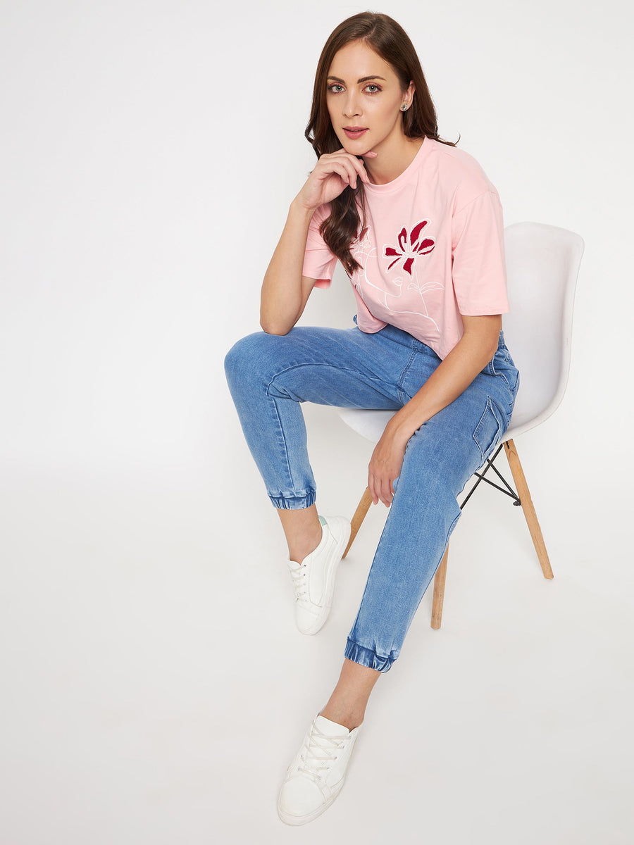 Camla Pink T- Shirt For Women