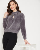 Camla Women Grey Sweater