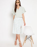 Camla Green  Top For Women