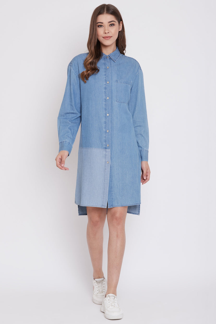 Camla Blue Shirt For Women
