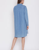 Camla Blue Shirt For Women