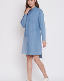 Camla Blue Shirt For Women