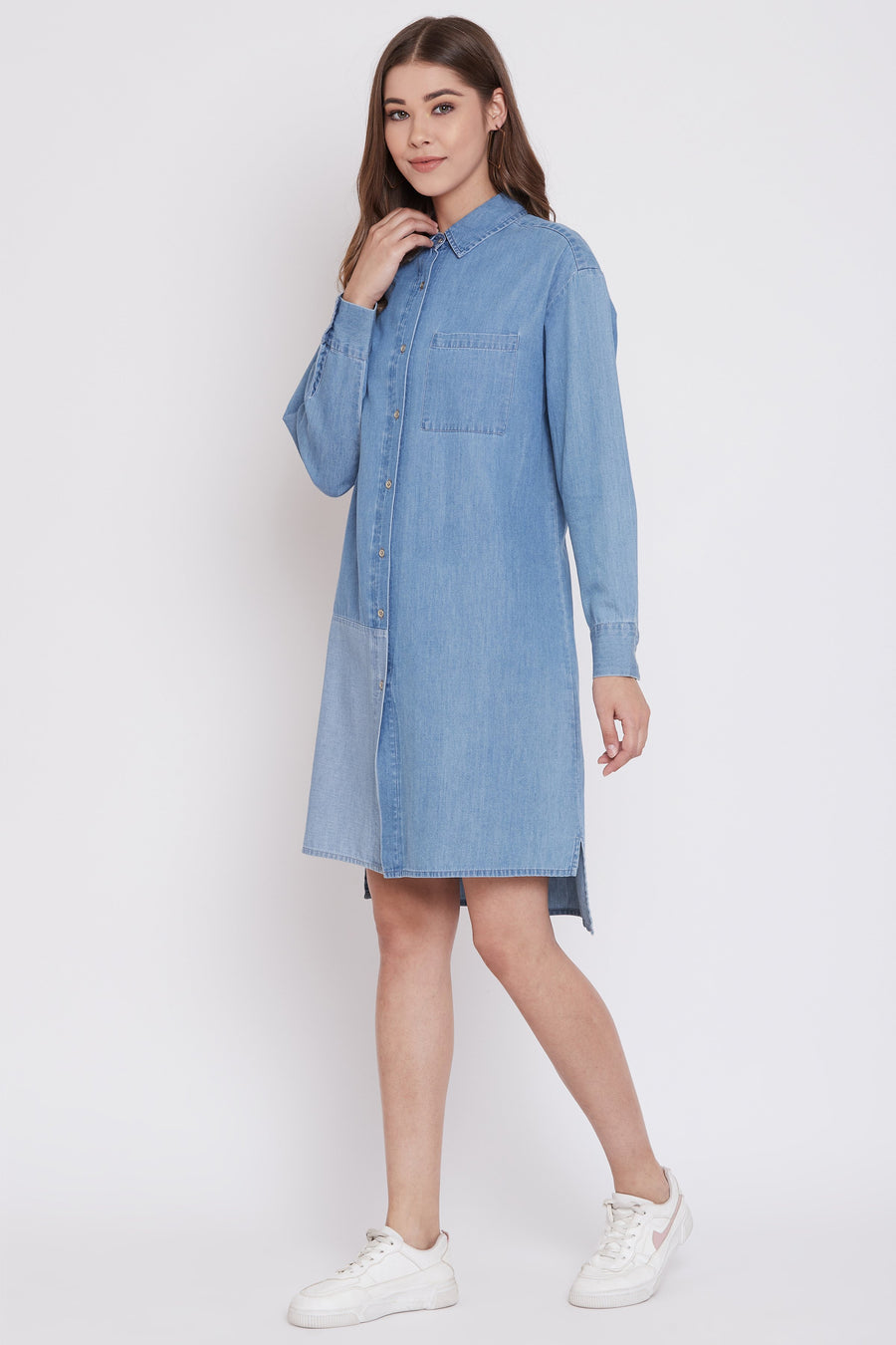 Camla Blue Shirt For Women