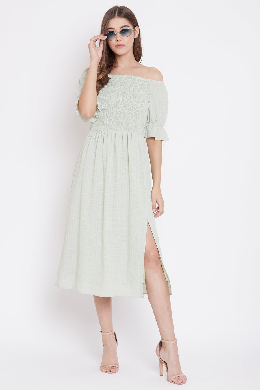 Camla Green Dress For Women
