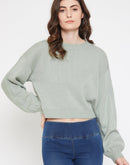 Camla Women Cropped Pullover Sweater