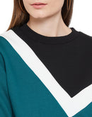 Camla Barcelona Teal Sweatshirt For Women