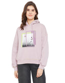 Camla Women Lilac Hooded Sweatshirt