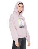 Camla Women Lilac Hooded Sweatshirt