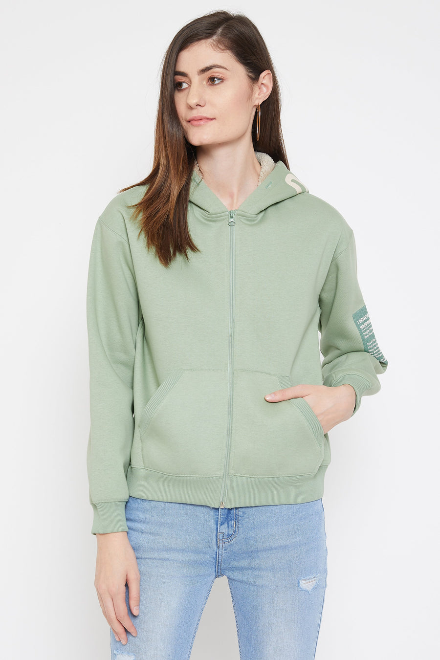 Camla Barcelona Mint Sweatshirt For Women