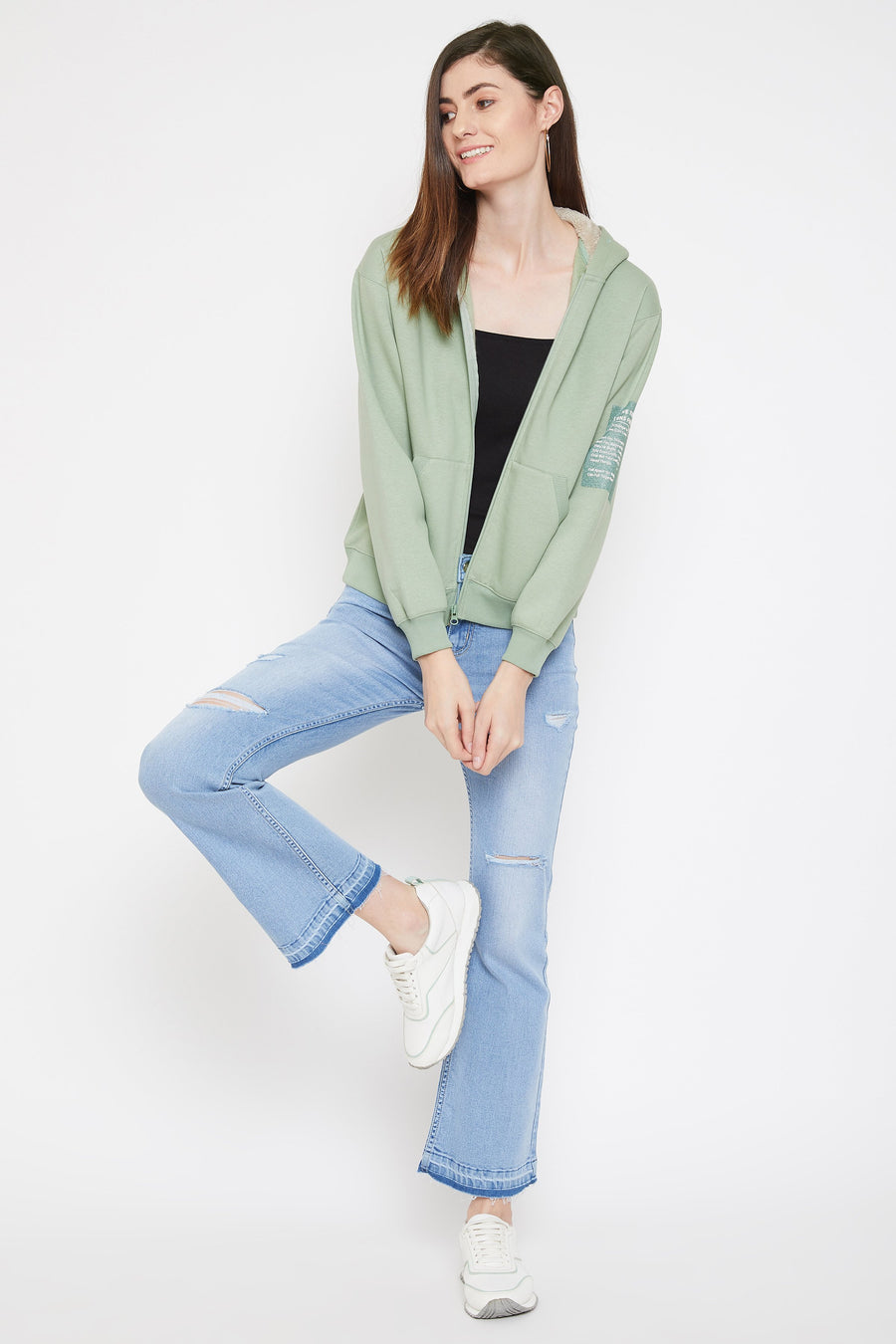 Camla Barcelona Mint Sweatshirt For Women