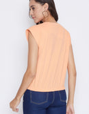 Madame Orange Color Top
