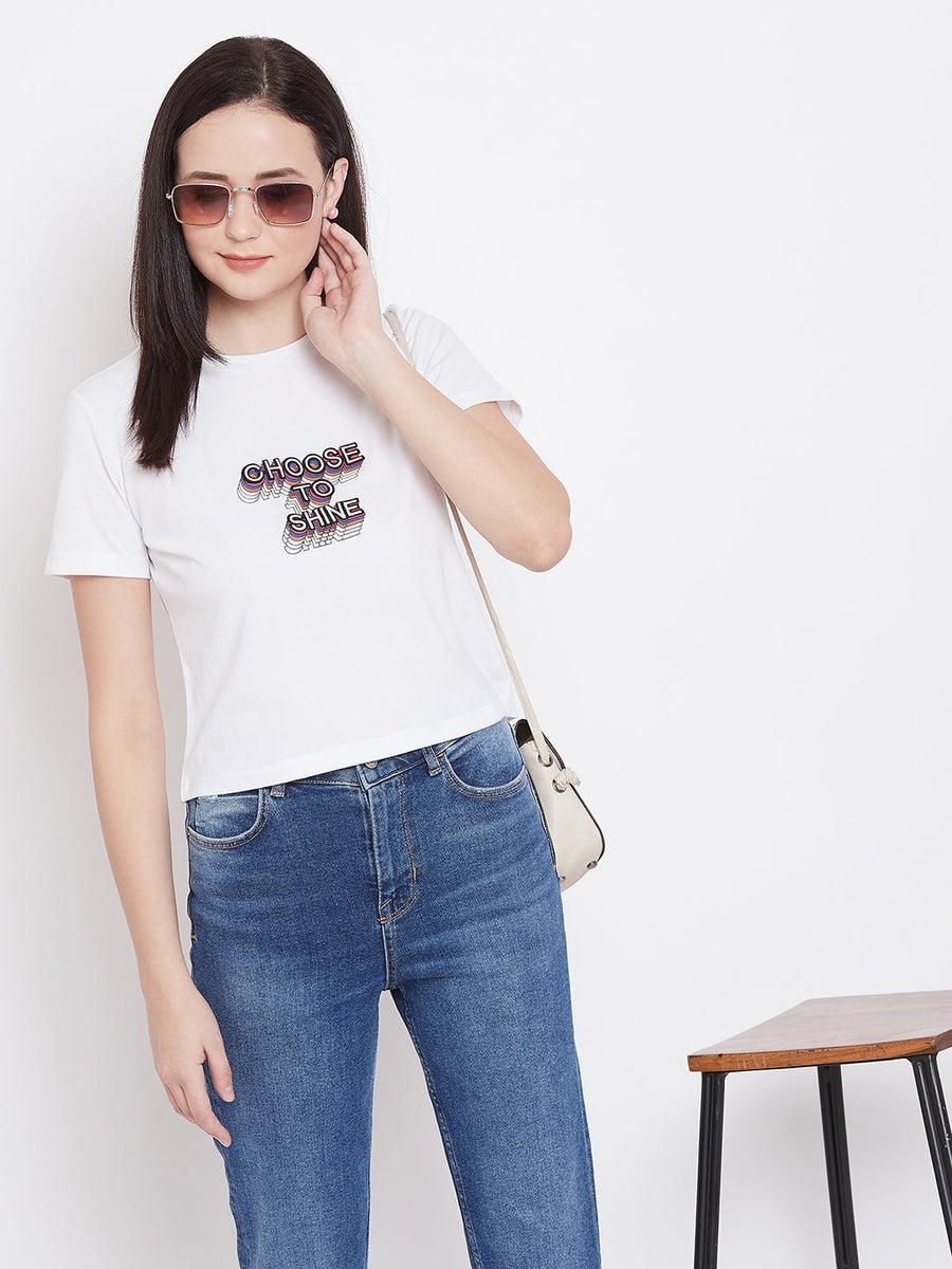 Madame Letter Print Top