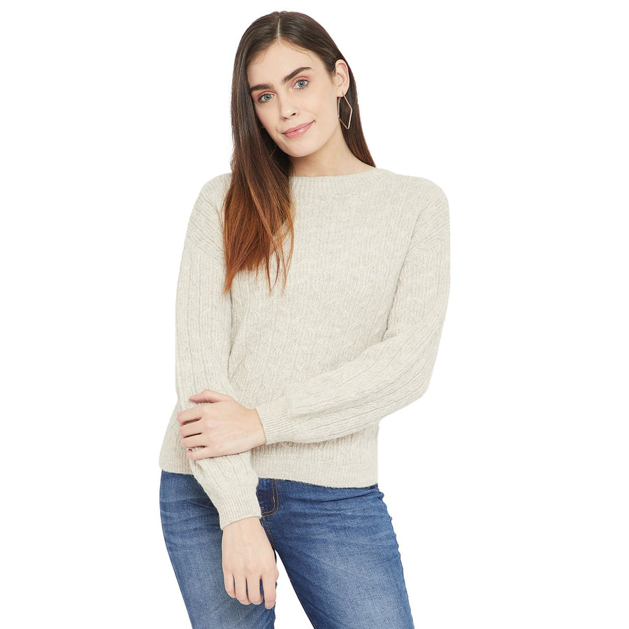 Madame  Beige Color Sweater