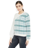 Madame  Green chequered Sweater