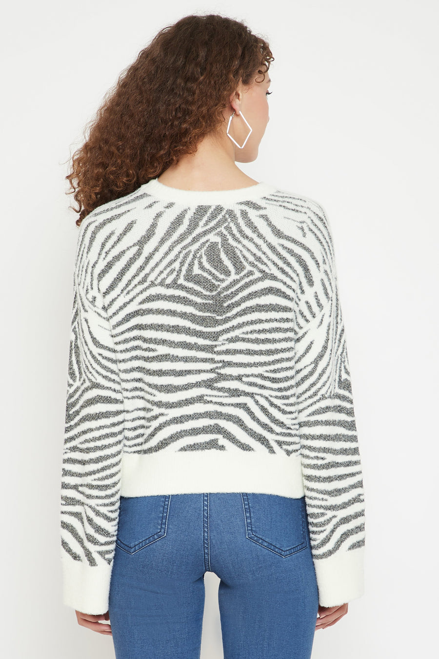 Madame  Off White Pullover Sweater