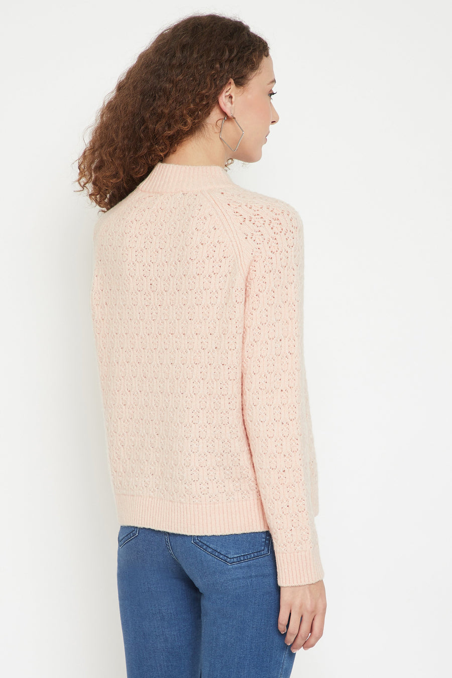 Madame  Peach Pullover Sweater