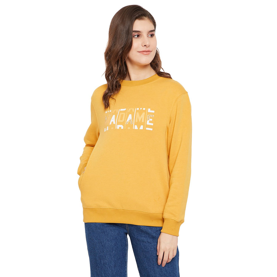 Madame  Yellow Sweatshirt