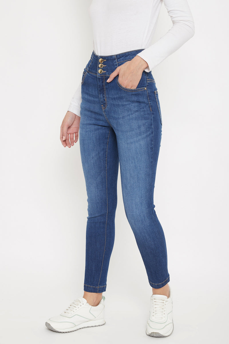 Madame Indigo High Rise Denim jeans | Buy SIZE 28 Denim Online for | Glamly